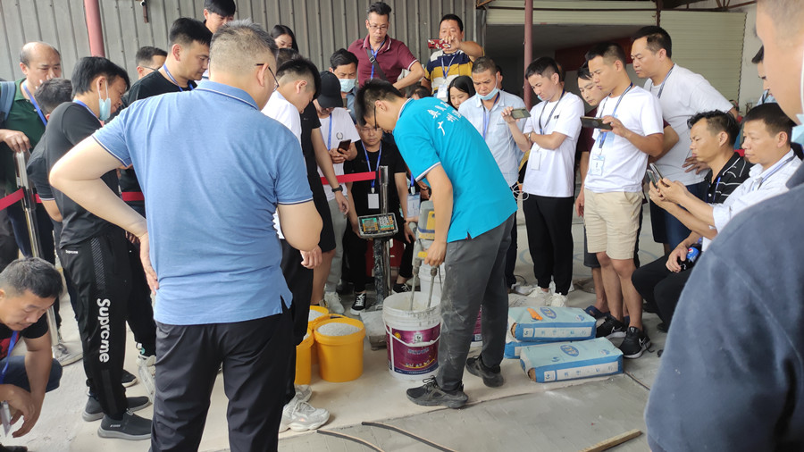 新型無機磨石配比、打漿